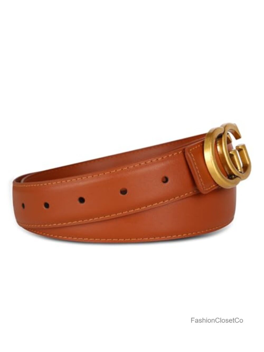 Women's Leather Belt with Buckle Classic Waist Belt for Dresses Jeans Coats